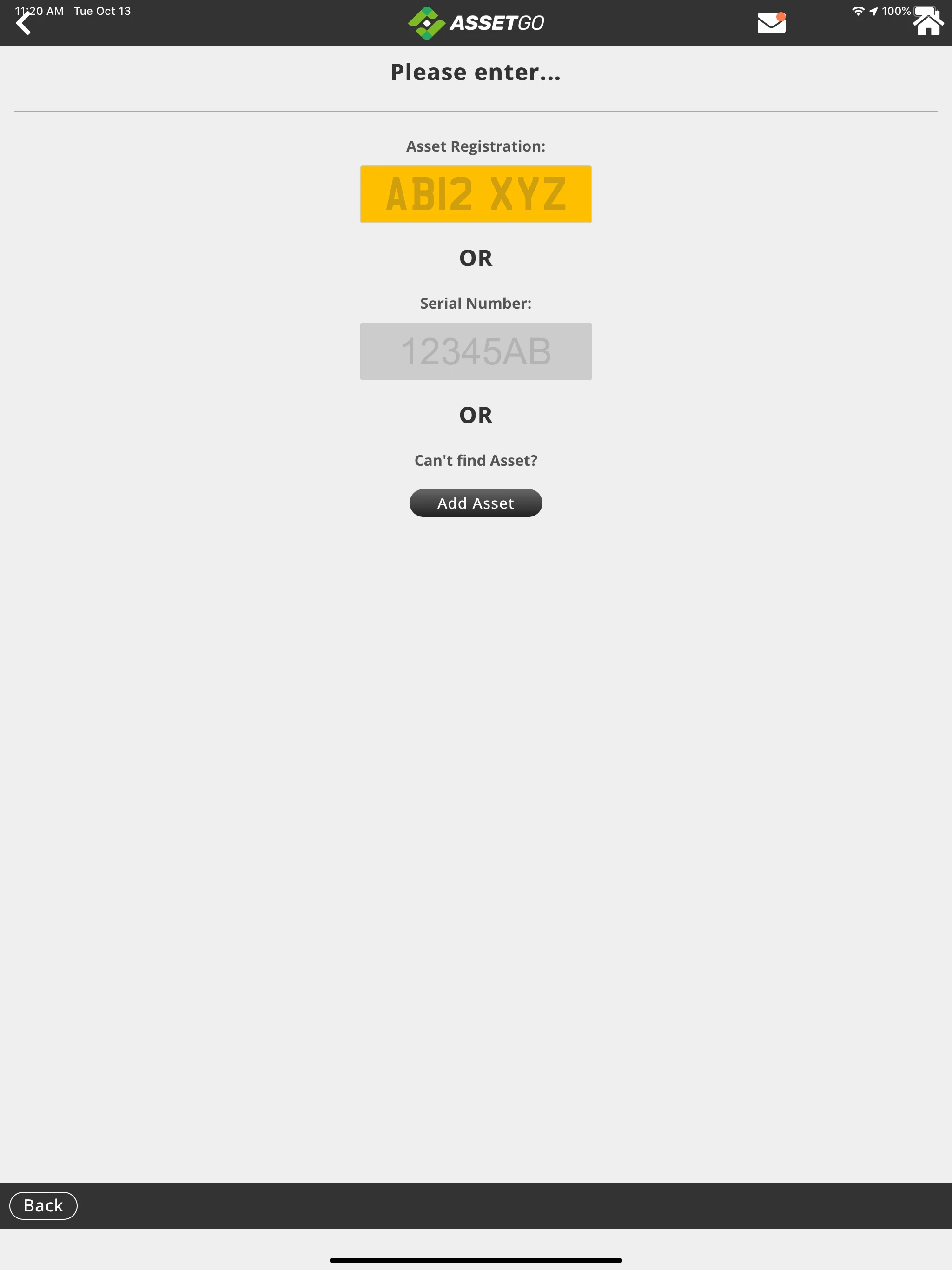 AssetGo screenshot